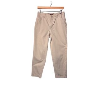 Vintage Riders Casuals Pants 8P Khaki High Rise Tapered Cotton Chino Classic